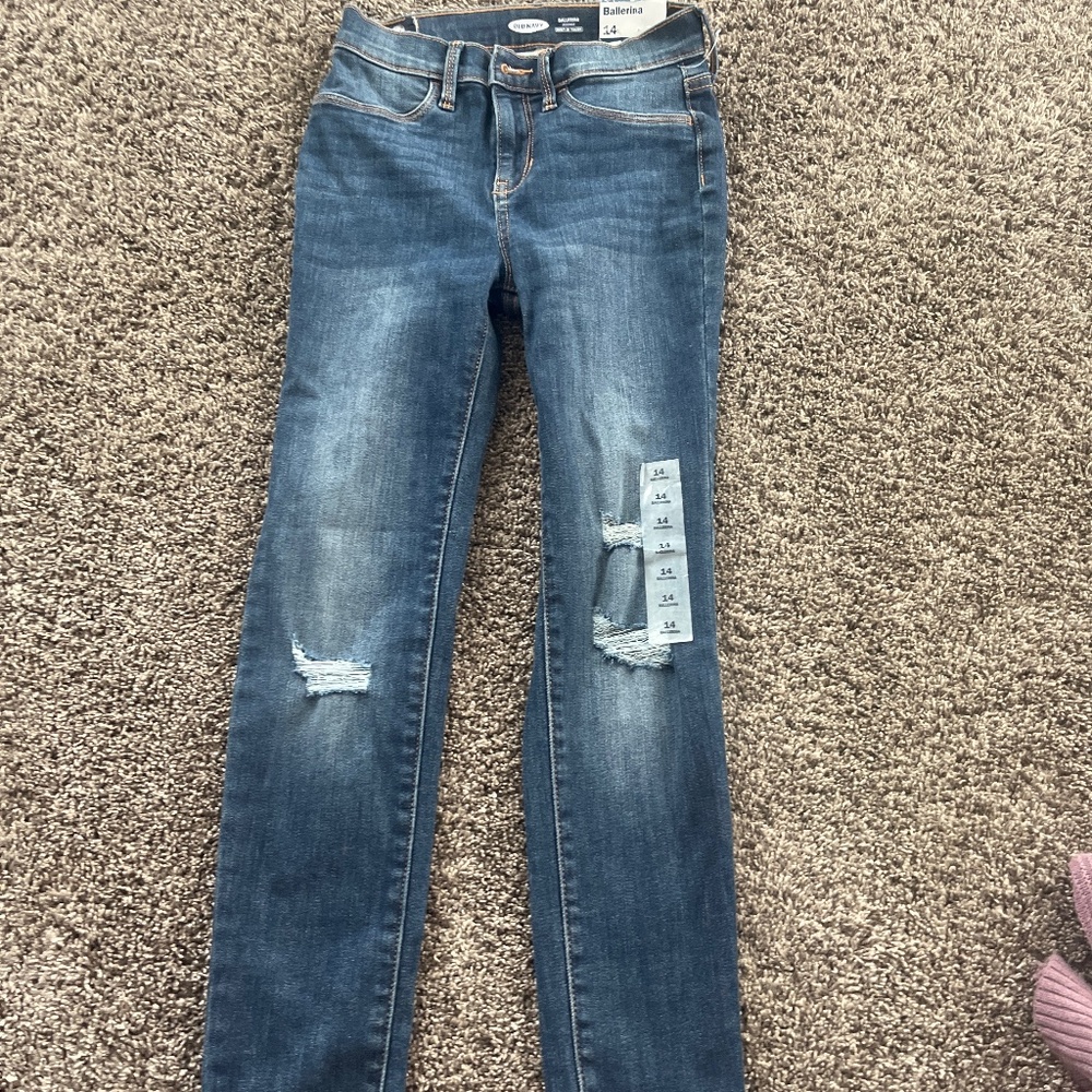 Old Navy girls ballerina jeans